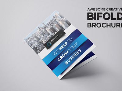 Bifold Brochure animation bifold brochure brand identity branding design flat graphic design icon illustrator leaflet logo minimal