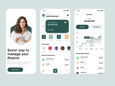 Finance App Design app app design app designer app designer in figma banking app design crypto design expenses figma finance app finance app design financial app financial app designer manage finance ui user experience user interface ux