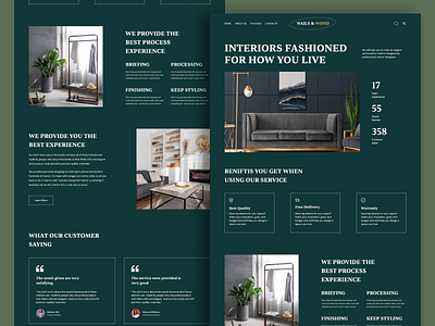 Interior Design Landing Page