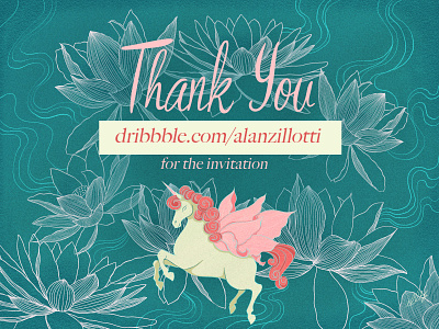 Thank you for the Dribbble invitation @alanzilloti @design horse illustration illustration art
