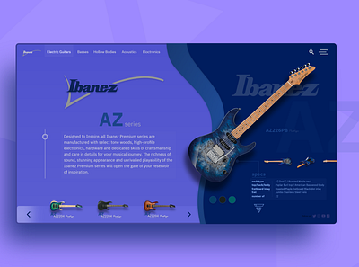 Ibanez web redesign. adobe xd animation app app design design illustration illustrator prototyping ui ux vector web design