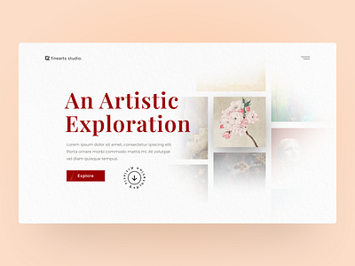 Art exploration website