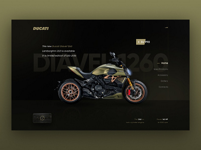 Ducati Diavel 1260. Concept