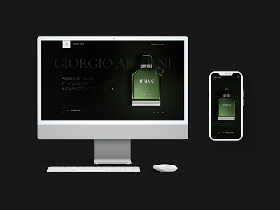 Perfume ui ux web design