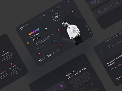 Personal website design | Dark