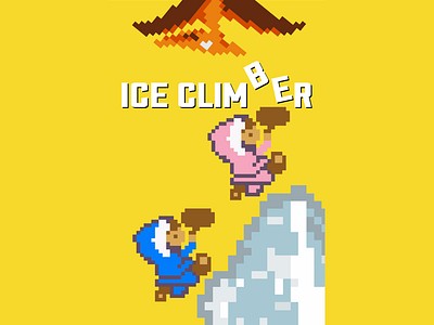 Modernized Ice Climbers ice climbers nintendo pixel art