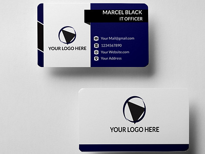 Minimalist Business Card businesscard corporate design simple