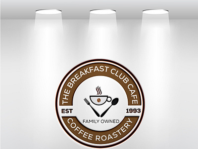 Cafe and Coffee resturant logo2 circle logo design illustration logo logodesign logos vector