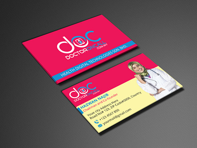 Simple minimalist Business card design