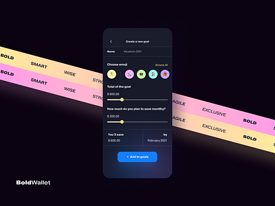BoldWallet － A smarter way to plan your future