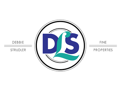 DLS Fine Properties Logo Concept branding design logo design real estate typography