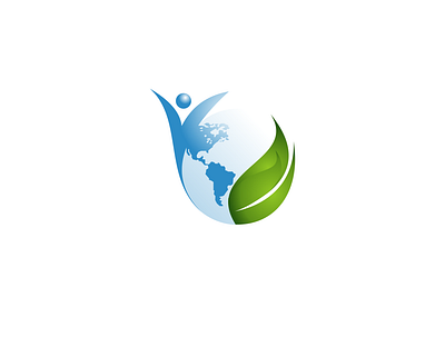 save earth design illustration logo vector