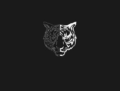 Tiger design illustration logo vector