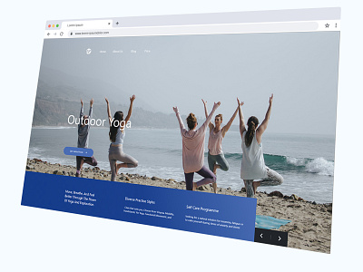 Yoga Landing page lan landing page