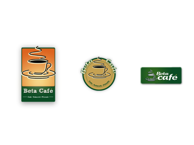 BetaCafe betacafe brand cafe logo vi