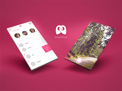 Momentus design app application concept flat ui ux