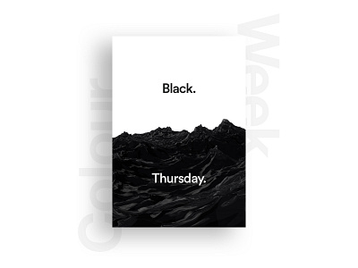 Black Thursday art branding concept design illustration illustrator lettering photoshop type typography vector visual
