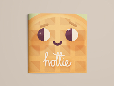 Hottie book character child food infantil waffle