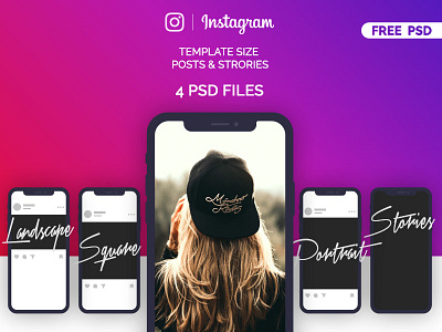 Instagram Sizes & Dimensions Template