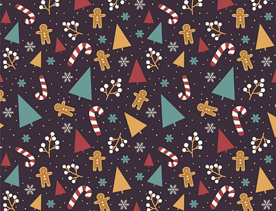Christmas mood art christmas design graphic design illustration illustrator new year pattern vector