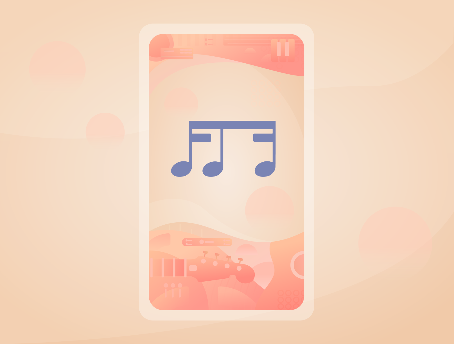 Music app background by Maria Chernigova on Dribbble