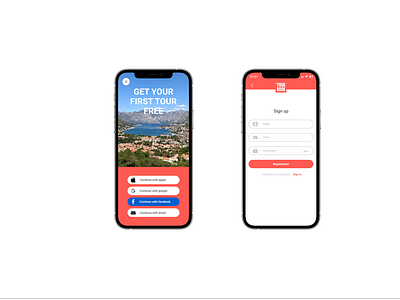 DailyUI challenge 001. Sign Up screen