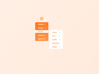 Simple dropdown menu. Dailyui #027