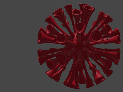 Corona Virus 3D Modeling