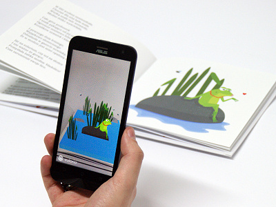 Bajko-Wierszowanki 3d aplication app augmented reality book character childrens book illustration