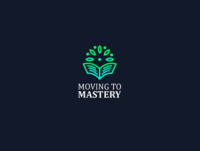 MMM4 book book nature branding flat icon logo minimal mystery nature