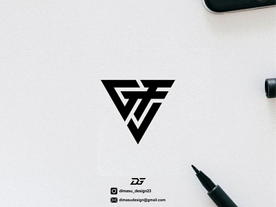 GFJ Monogram Logo apparel brand brand identity brand logo branding clothing design graphic design icon identity logo logo design logo inspire logo maker logo monogram logotype modern logo motion graphics profesional logo typography