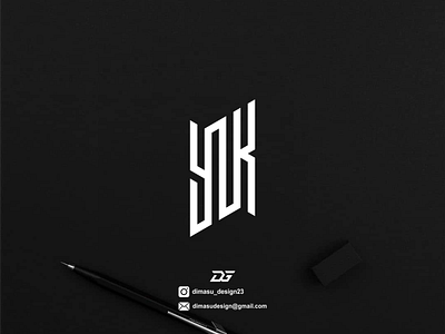 YNK Monogram Logo apparel brand brand identity brand logo branding clothing design graphic design icon identity logo logo design logo inspire logo maker logo monogram logotype modern logo motion graphics profesional logo typography