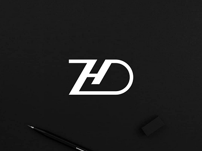 ZHD monogram logo apparel art work brand brand identity brand logo branding design graphic design icon idenity logo logo design logo inspire logo maker logo monogram logotype modern logo motion graphics profesional logo typography