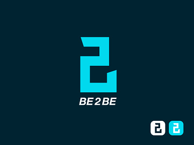 Logo "Be to be" b betobe brand branding business design graphic design identity illustration it letter logo logotype typography vector