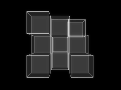 Cubes aftereffects animation illustrator