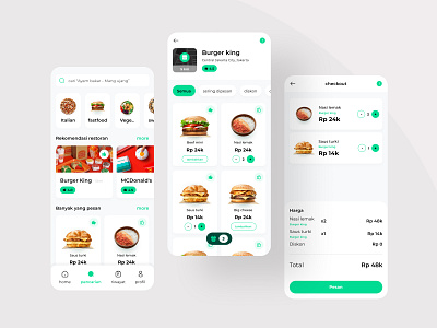 Food delivery apps app design card checkout food delivery mobile uiux