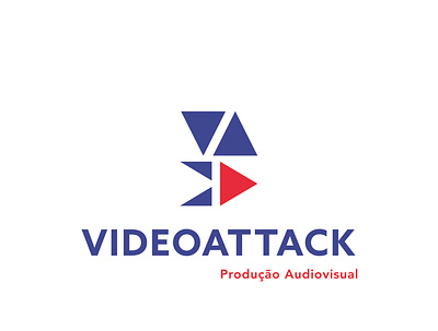 Rebranding of VideoAttack branding company design graphic design illustration illustrator logo vector