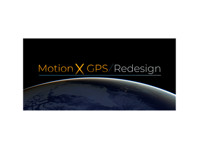 Motion X GPS Redesign app case study figma map redesign ux