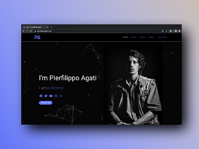 Portfolio Website Pierfilippo Agati portfolio webdesign webdesigner