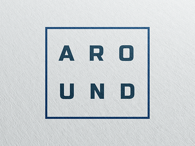Around Travel agency logo design