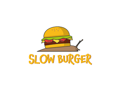 SLOW BURGER brand brand identity branding creative design graphic graphicdesign graphicdesigner illustration illustrator logo logodesigner logodesigns logoinspiration logoinspirations logomaker logos logotype marketing photoshop