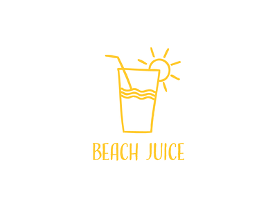 BEACH JUICE brand brand identity branding creative design graphic graphicdesign graphicdesigner illustration illustrator logo logodesigner logodesigns logoinspiration logoinspirations logomaker logos logotype marketing photoshop