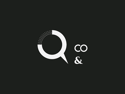 Q&CO Logo abstract smart clever art a illustrator photoshop awesome creative inspiration cool brilliant trend debut dribbble sport good stuff super idea space genius invite fantastic draw negative great line symbol letter font type sign mark typography simple minimal