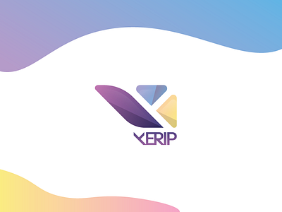 YERIP brand color gloss gradient logo typography