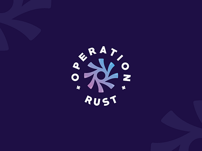 Operation Rust design engine game illustrator logo mockup throwback