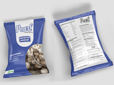 Pearl Mushrooms - Package Design Mock-up