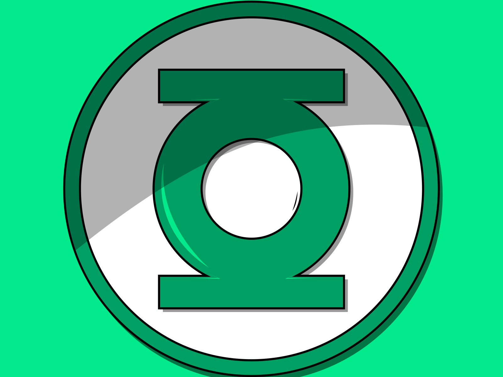 Ata-Boy DC Comics Green Lantern Logo 3