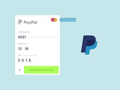 Daily UI #002 checkout credit card dailyui entypo form instantlogosearch mastercard paypal sketch