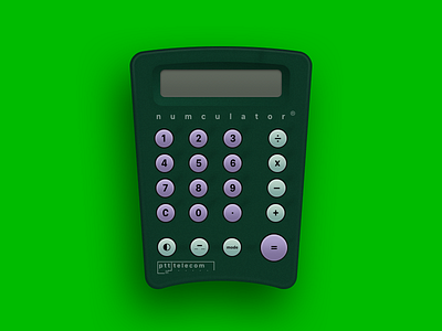 Daily UI #004 1995 calculator dailyui numculator sketch