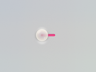 Daily UI #015 ball bubble dailyui glass onoff switch plastic sketch